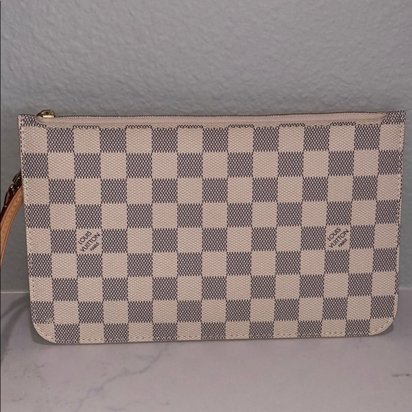 Louis Vuitton DamierAzur Neverfull Wristlet Clutch - Picture 4 of 9
